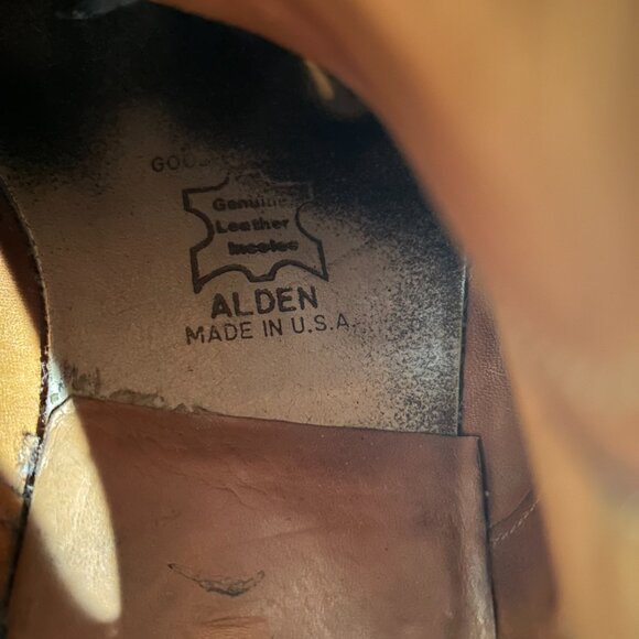 Alden Shell Cordovan Cap Toe Lace up